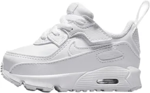 Nike Air Max 90 EasyOn Baby/Toddler Shoes (IH1418-133, White/Metallic Silver/White)