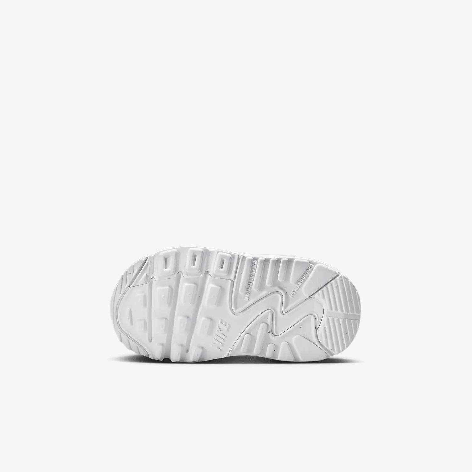 Nike Air Max 90 EasyOn Baby/Toddler Shoes (IH1418-133, White/Metallic Silver/White)