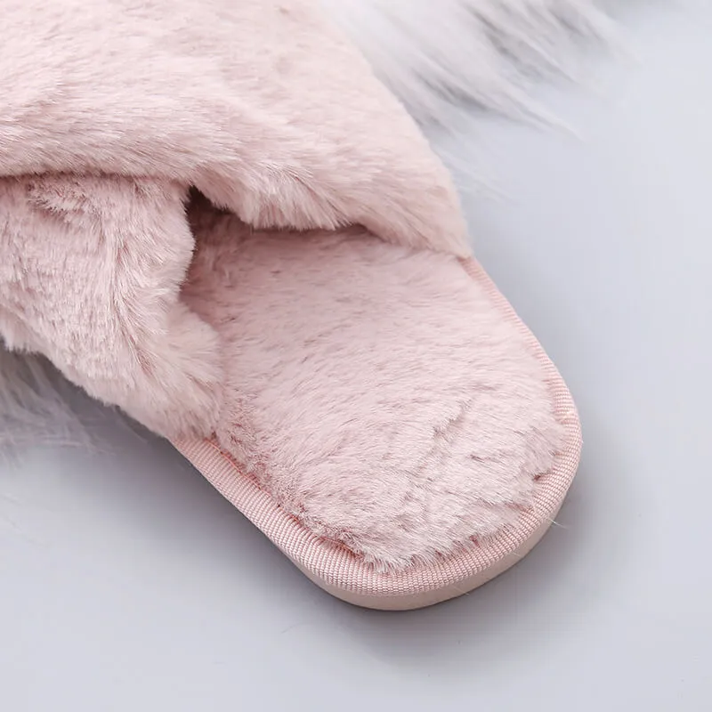 Nordic Cozy Cross Band Slippers - Buy 1 Get 1 Free