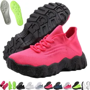 Nursebabes Sneakers, Ortho Pro Womens Classic Summer Lace Up Low Top Slip On Shoe, Izarna Breathable Ankle Socks Shoes