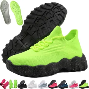 Nursebabes Sneakers, Ortho Pro Womens Classic Summer Lace Up Low Top Slip On Shoe, Izarna Breathable Ankle Socks Shoes