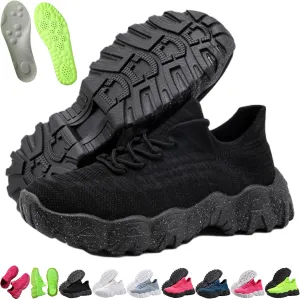 Nursebabes Sneakers, Ortho Pro Womens Classic Summer Lace Up Low Top Slip On Shoe, Izarna Breathable Ankle Socks Shoes