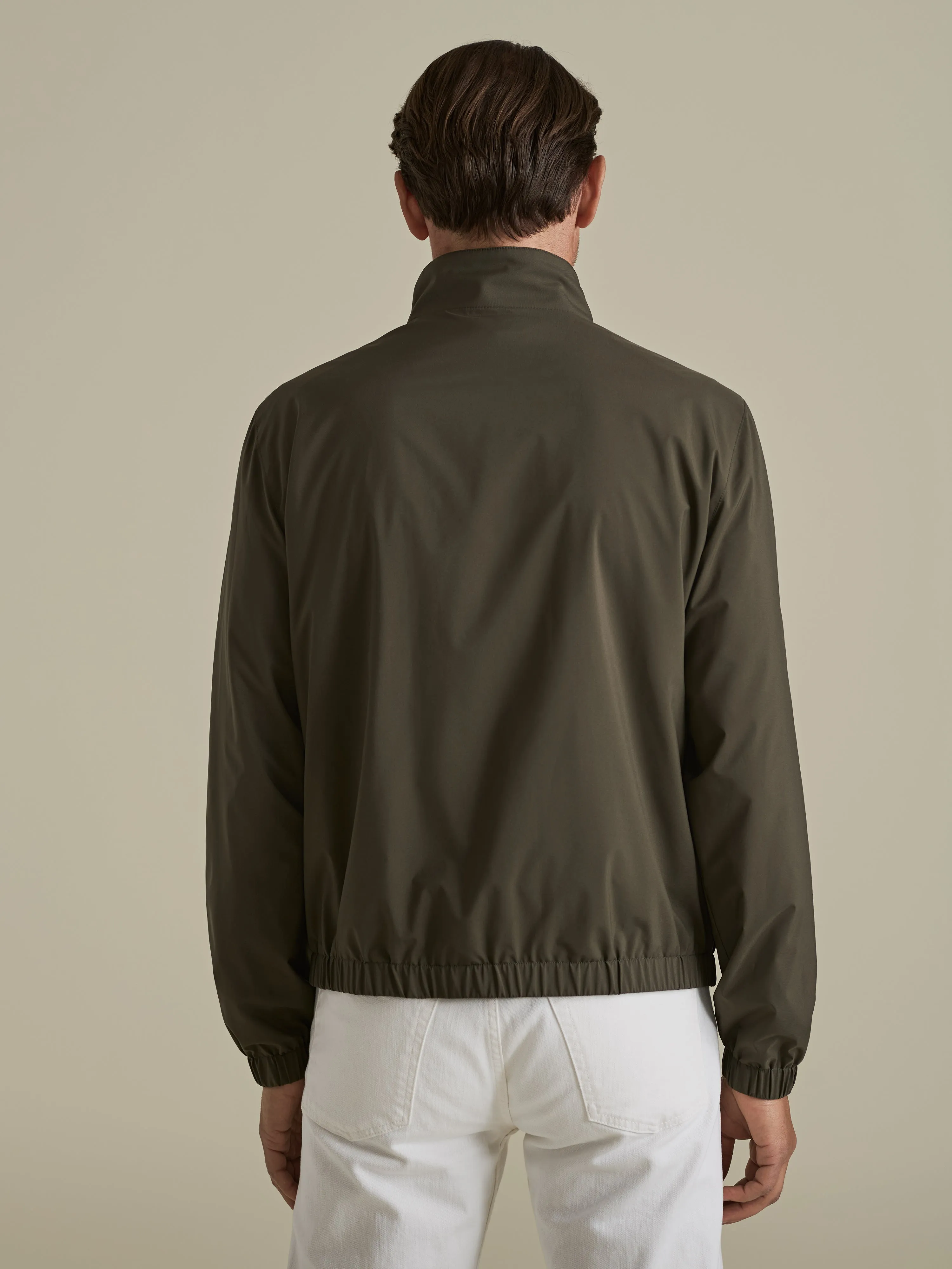 Nylon Reversible Bomber Jacket