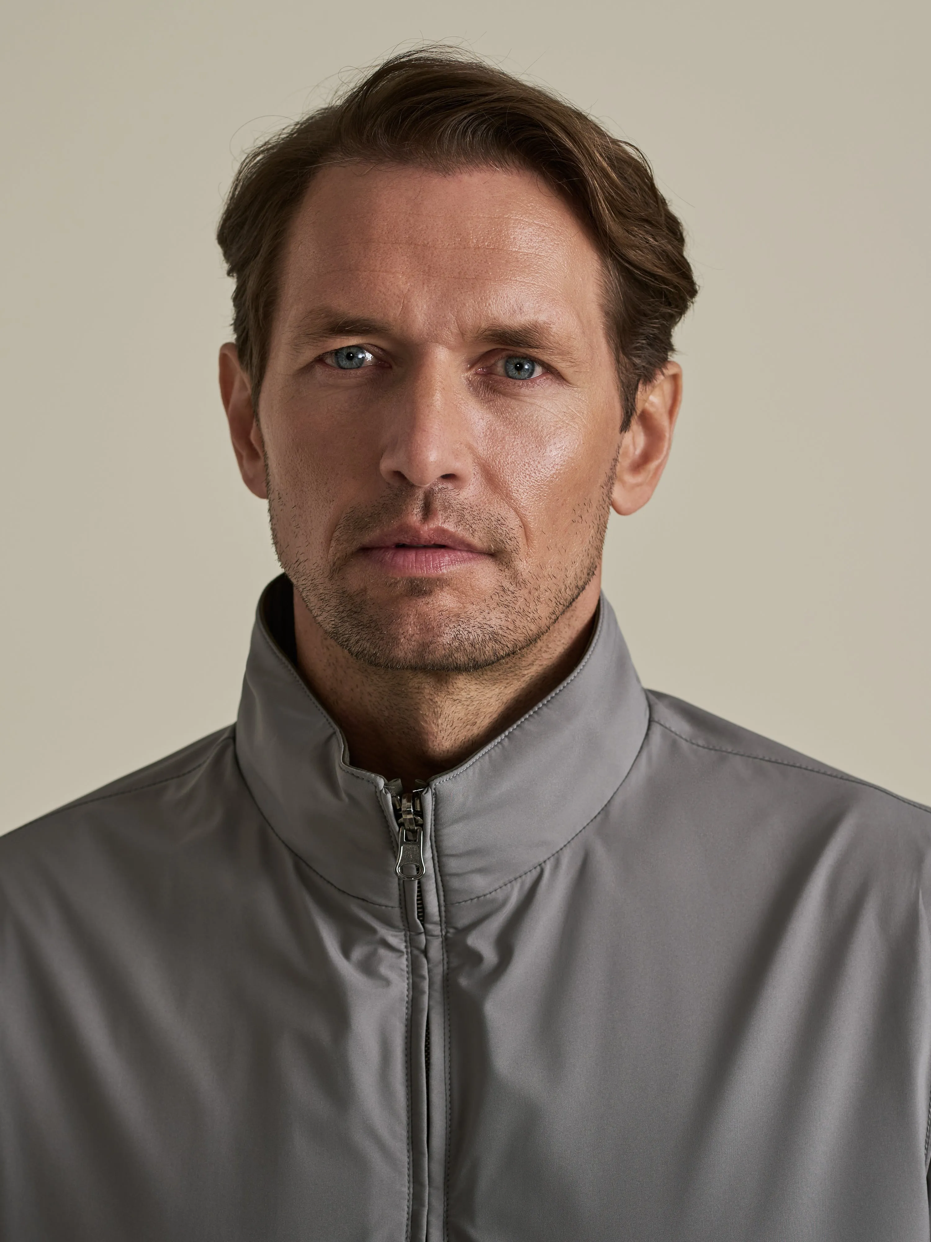 Nylon Reversible Bomber Jacket