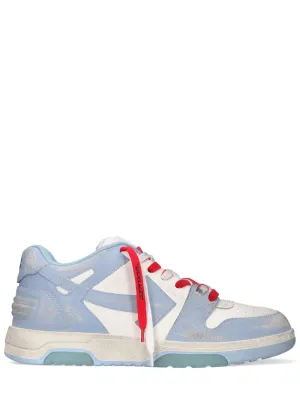 Off-White Vintage Blue Out Of Office Low Leather  Sneakers
