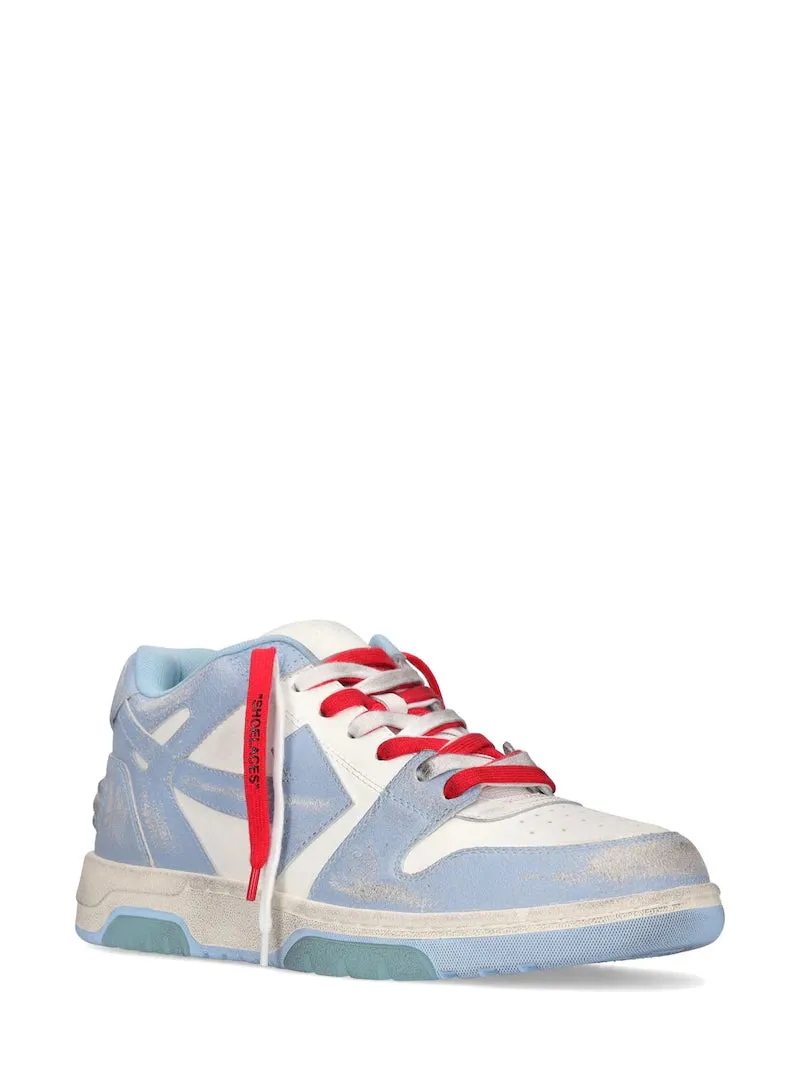 Off-White Vintage Blue Out Of Office Low Leather  Sneakers