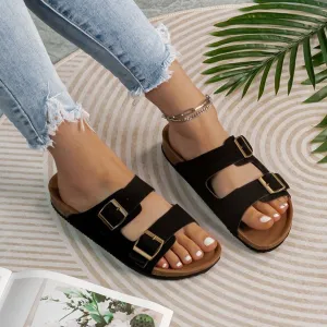 Open Toe Flats Sandals