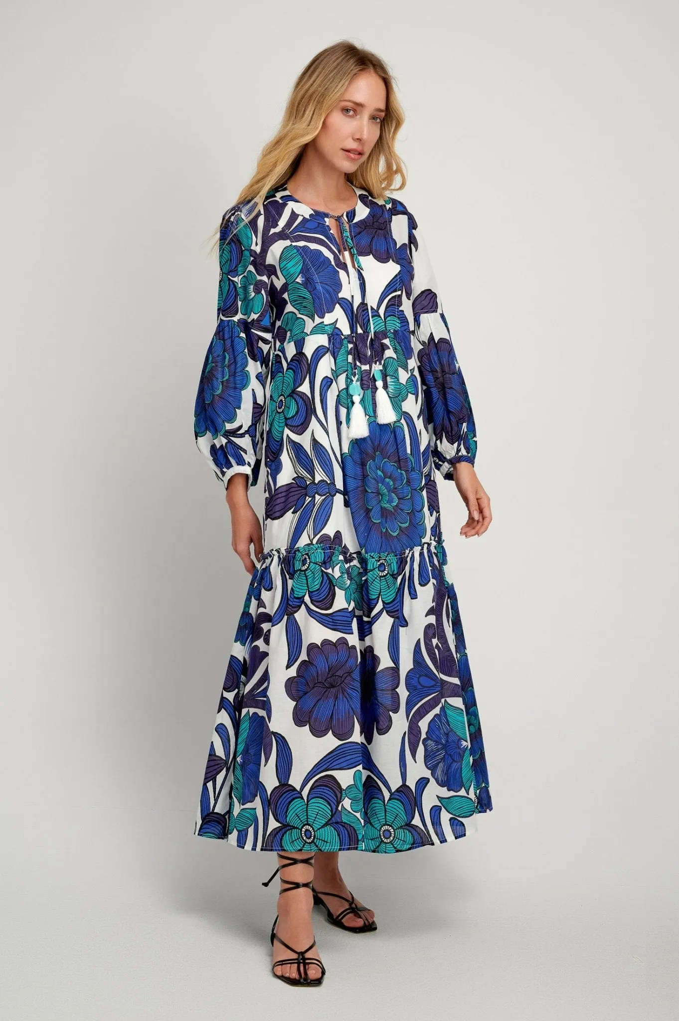 PEARL & CAVIAR | Santorini Maxi Dress