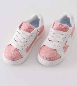 PINK GLITTER SNEAKERS