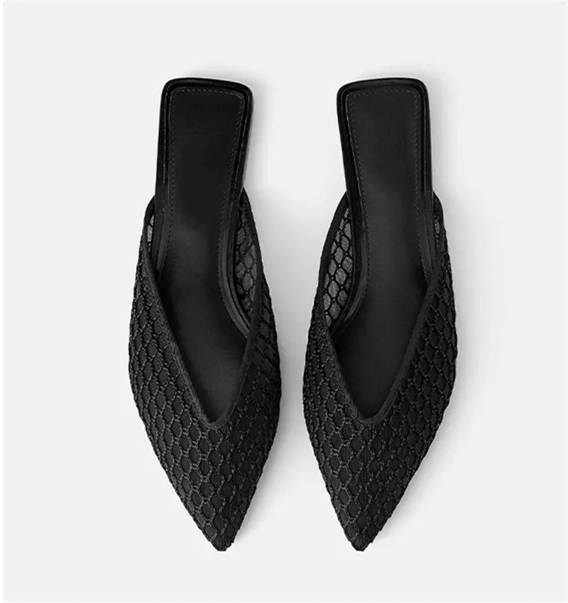 Pointed Toe Mesh Dreaming Flats