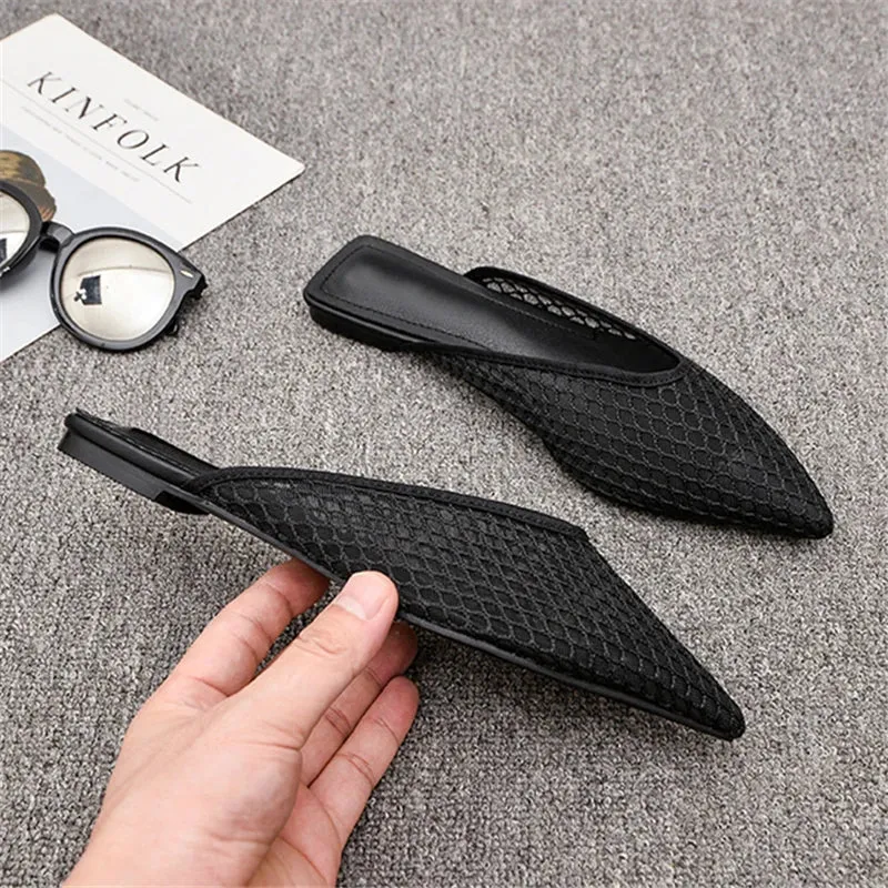 Pointed Toe Mesh Dreaming Flats
