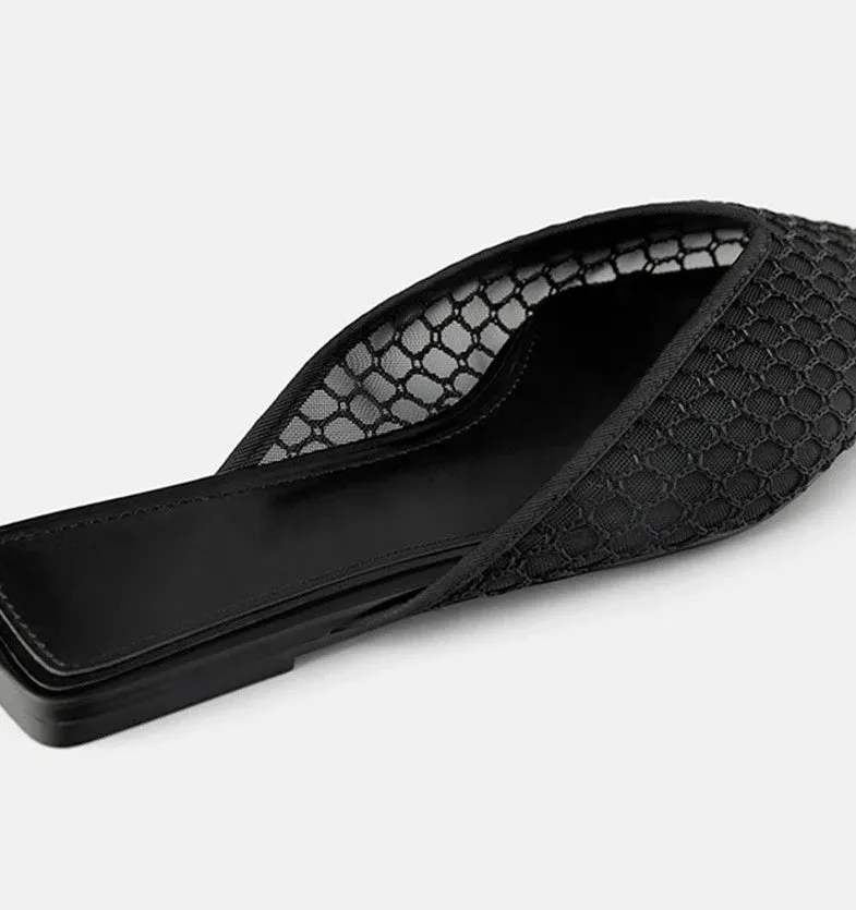 Pointed Toe Mesh Dreaming Flats