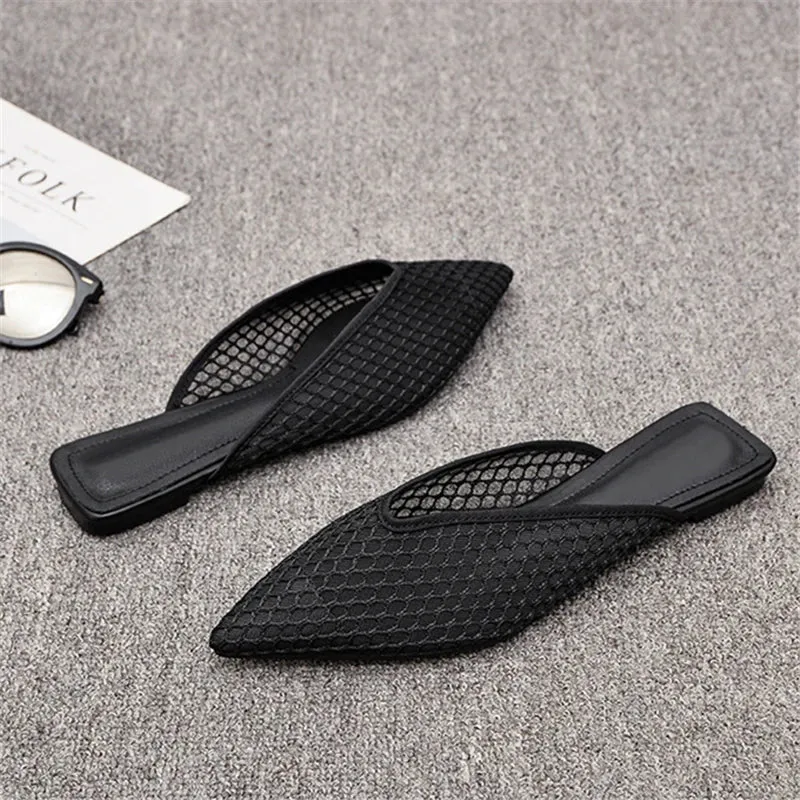 Pointed Toe Mesh Dreaming Flats