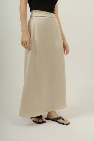 Posh Satin Midaxi Skirt