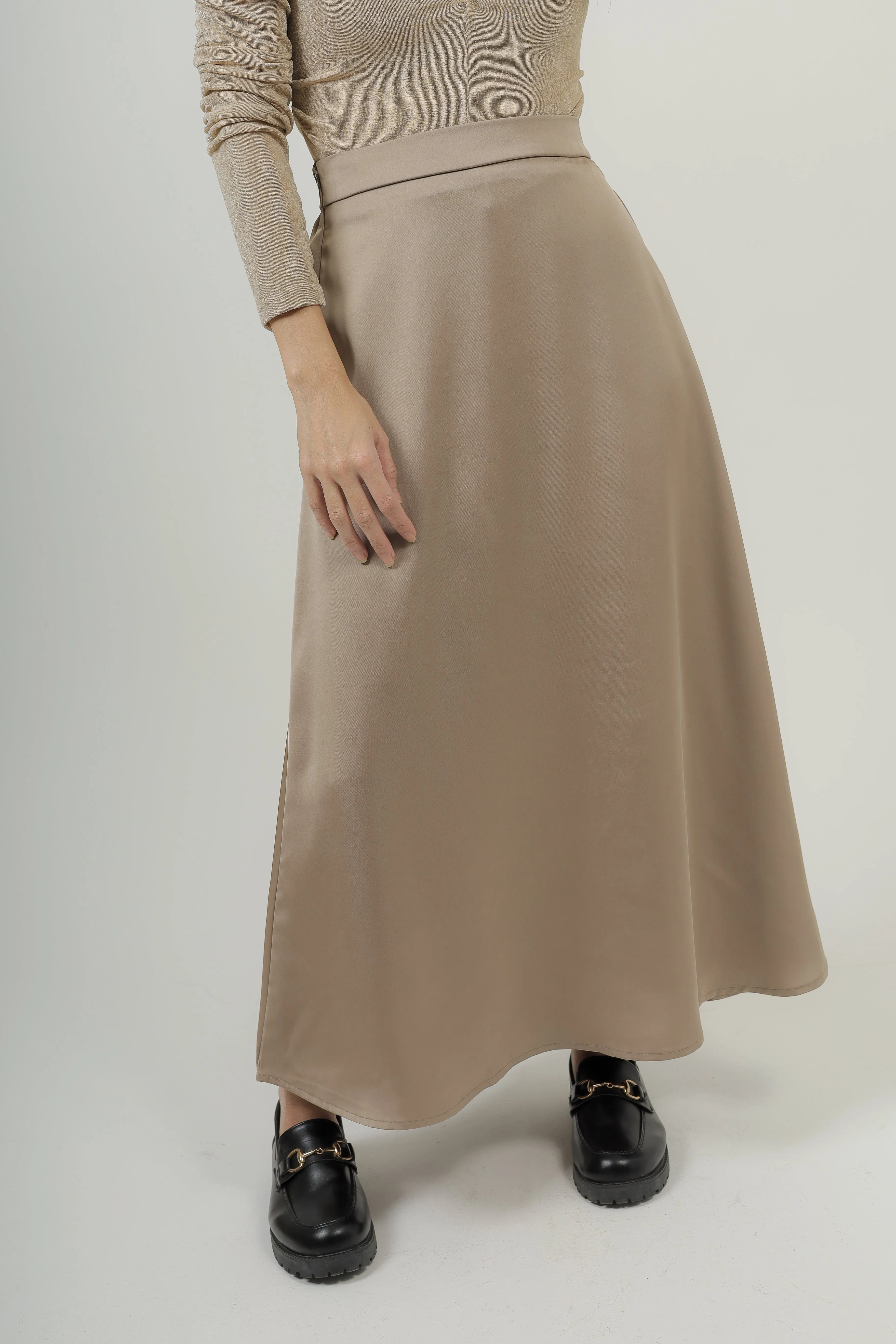 Posh Satin Midaxi Skirt
