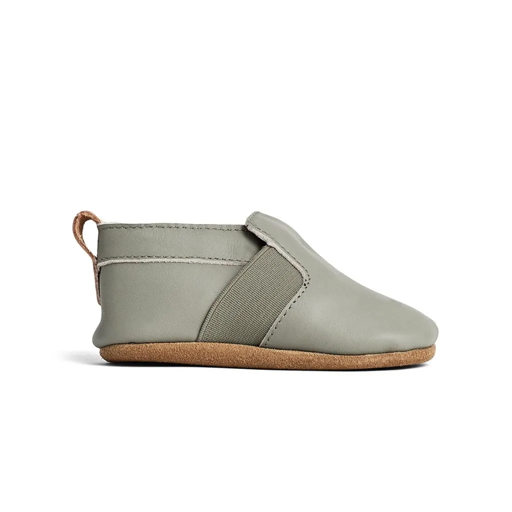 Pretty Brave Slip On Baby Shoes (Sage)