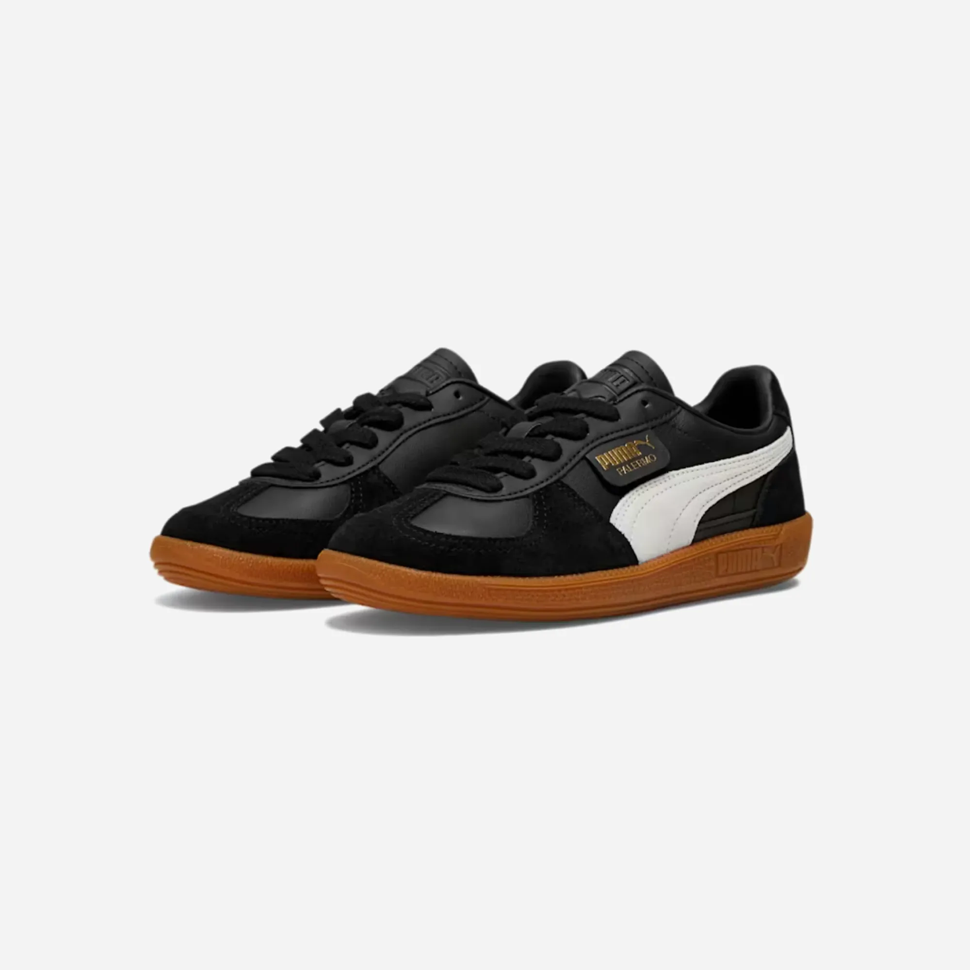 Puma Palermo LTH Unisex Sneakers Black Feather Gray Gum