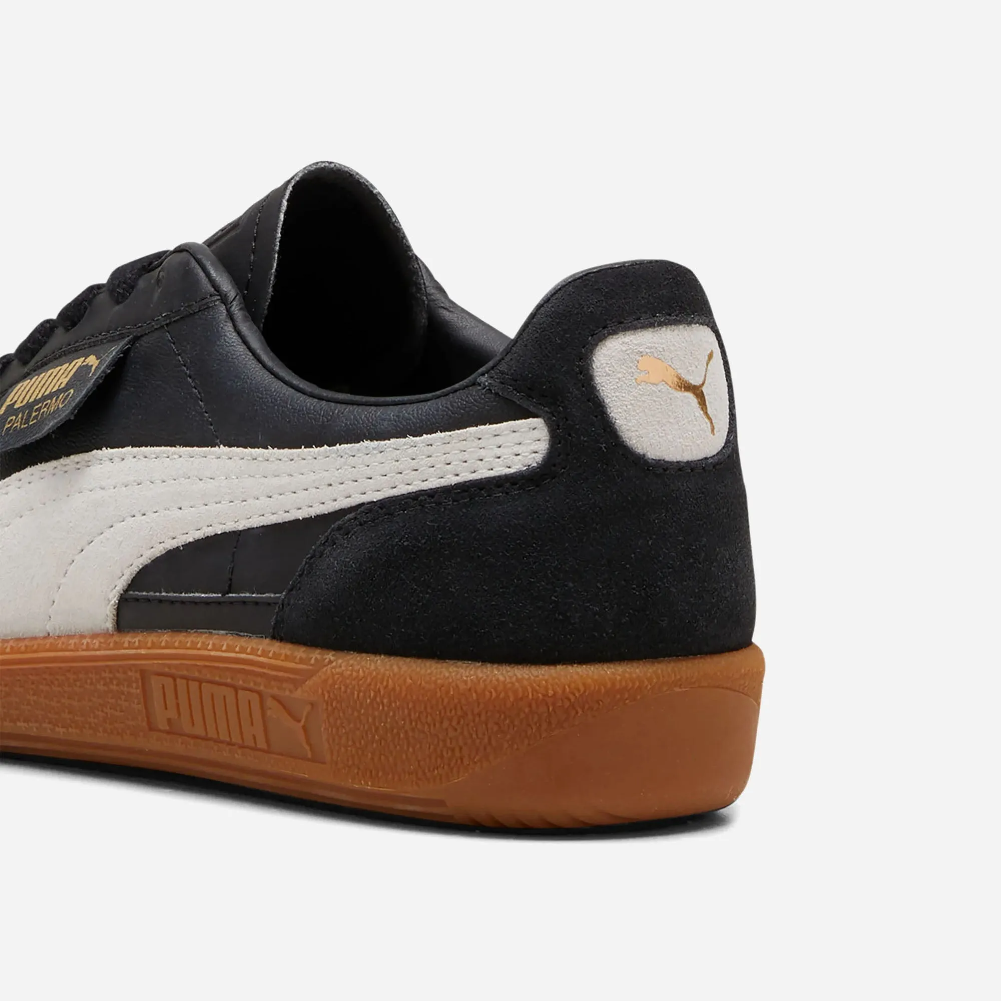 Puma Palermo LTH Unisex Sneakers Black Feather Gray Gum