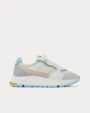 Rush White / Grey / Blue Low Top Sneakers
