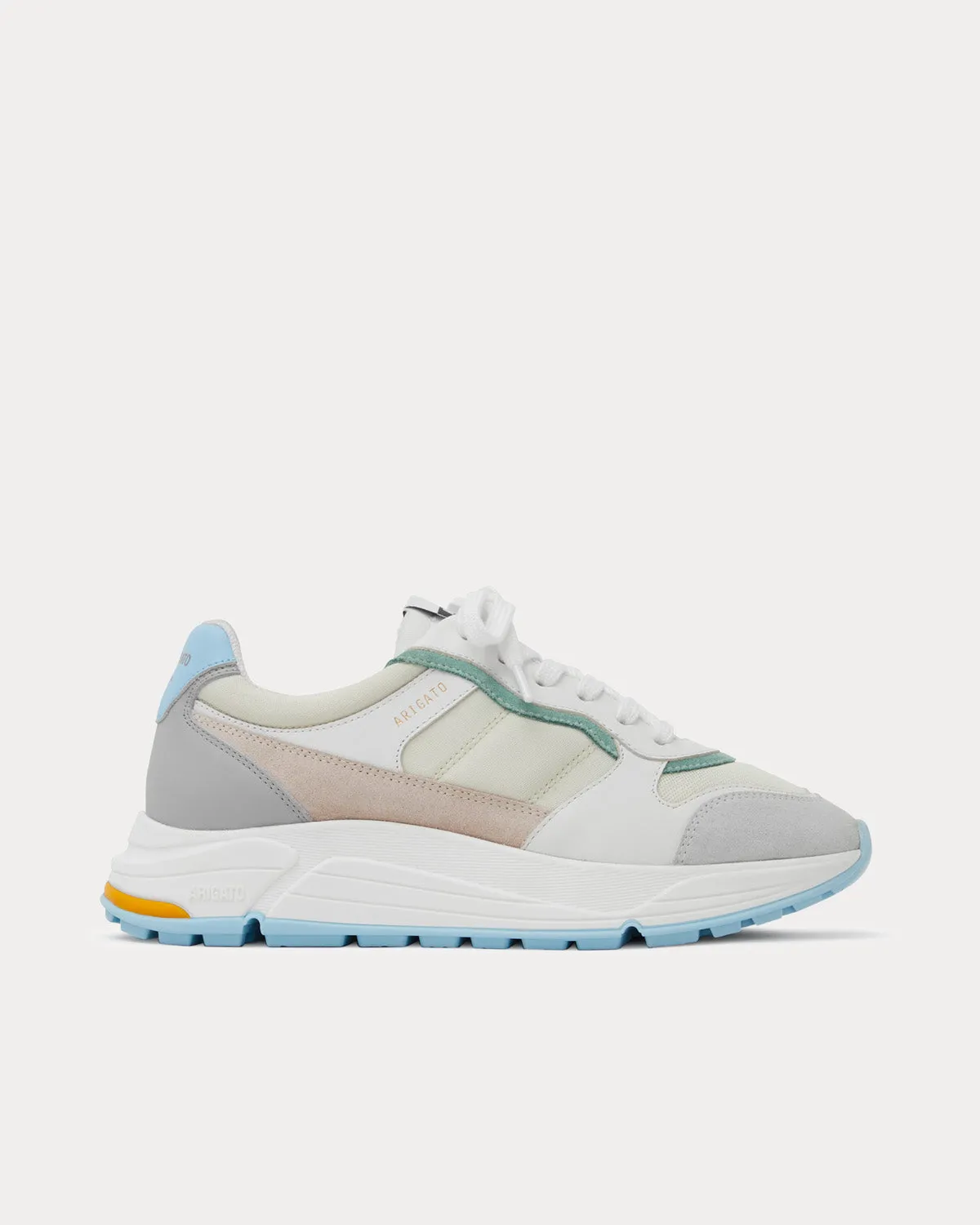 Rush White / Grey / Blue Low Top Sneakers