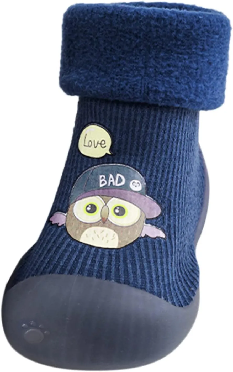 Shoes for Kids,Slipper Knit Solid Shoes Rubber Boys Toddler Warm Stocking Girls Socks Kids Sole Shoes Boys Shoes