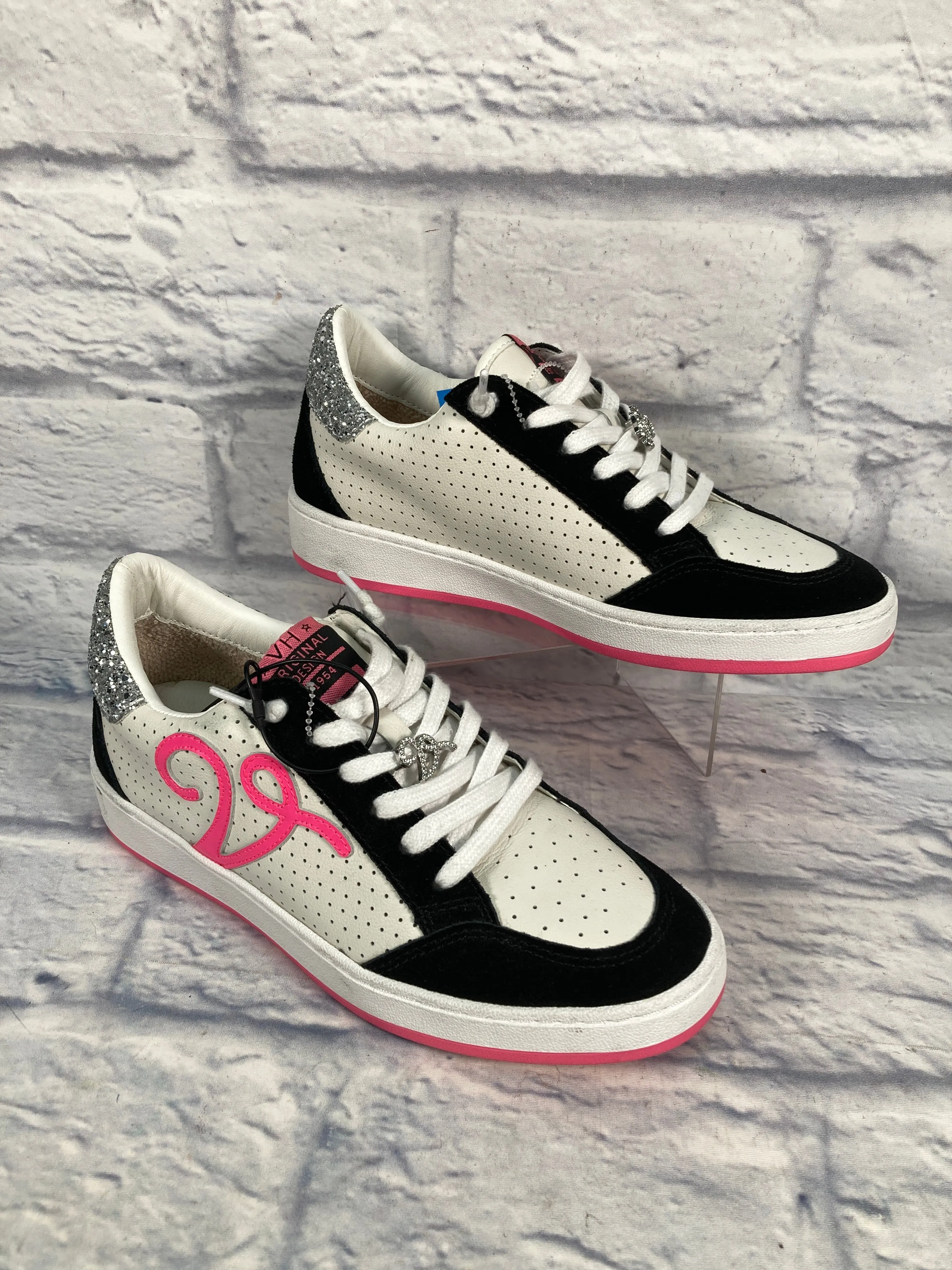 Shoes Sneakers By Vintage Havana In Pink & White, Size: 10