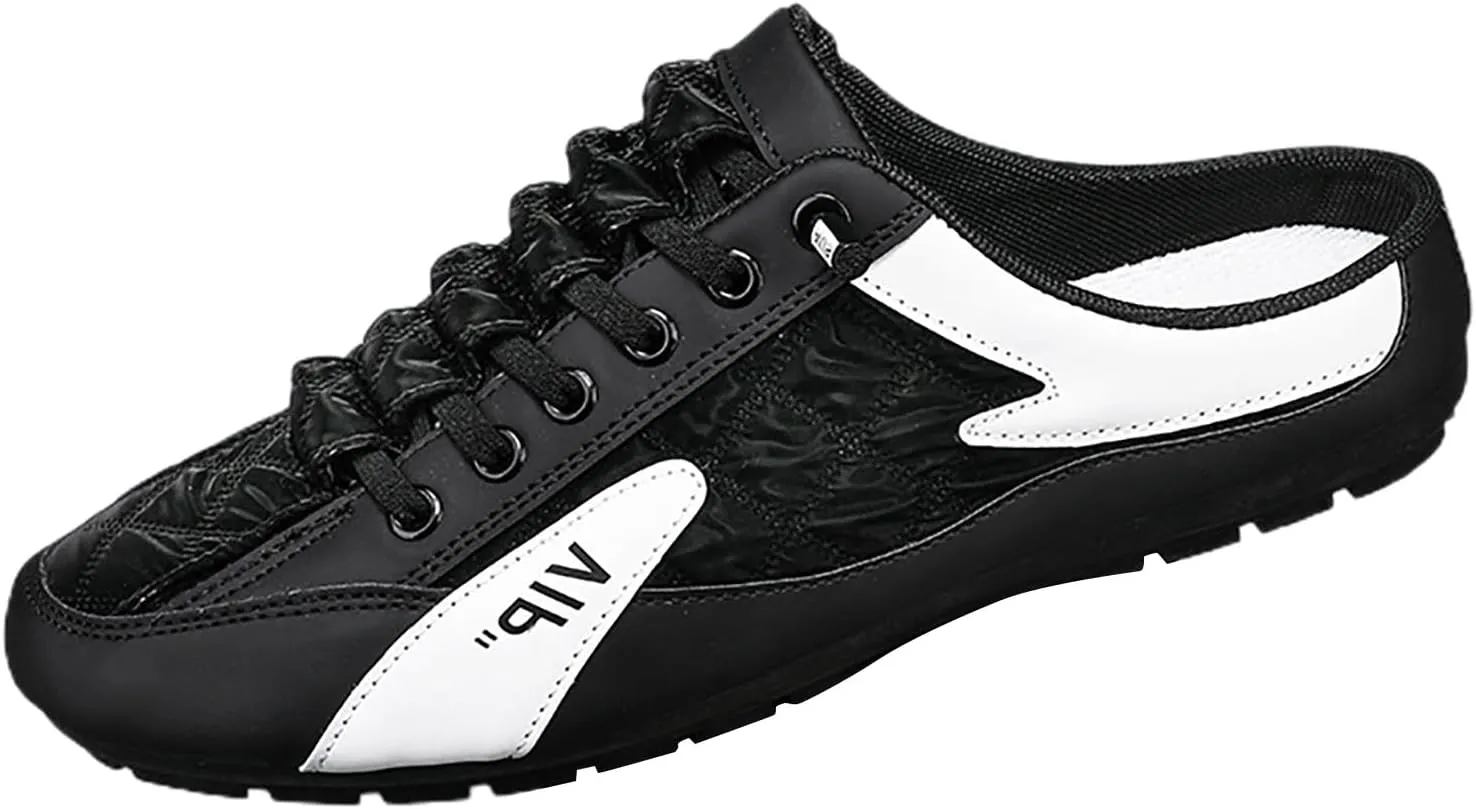 Slip on Walking Shoes for Men Casual Dressy Memory Foam Ultra Lightweight Breathable Fashion Sneakers Non Slip Arch Support Cushioning Training Gym Shoes Wide Width