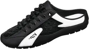 Slip on Walking Shoes for Men Casual Dressy Memory Foam Ultra Lightweight Breathable Fashion Sneakers Non Slip Arch Support Cushioning Training Gym Shoes Wide Width