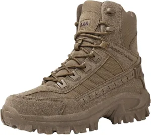 Slip on Walking Shoes Men Comfortable High Top Hiking Boots Ultra Lightweight Breathable Fashion Sneakers Non Slip Arch Support Vacation Training Gym Shoes Wide Width