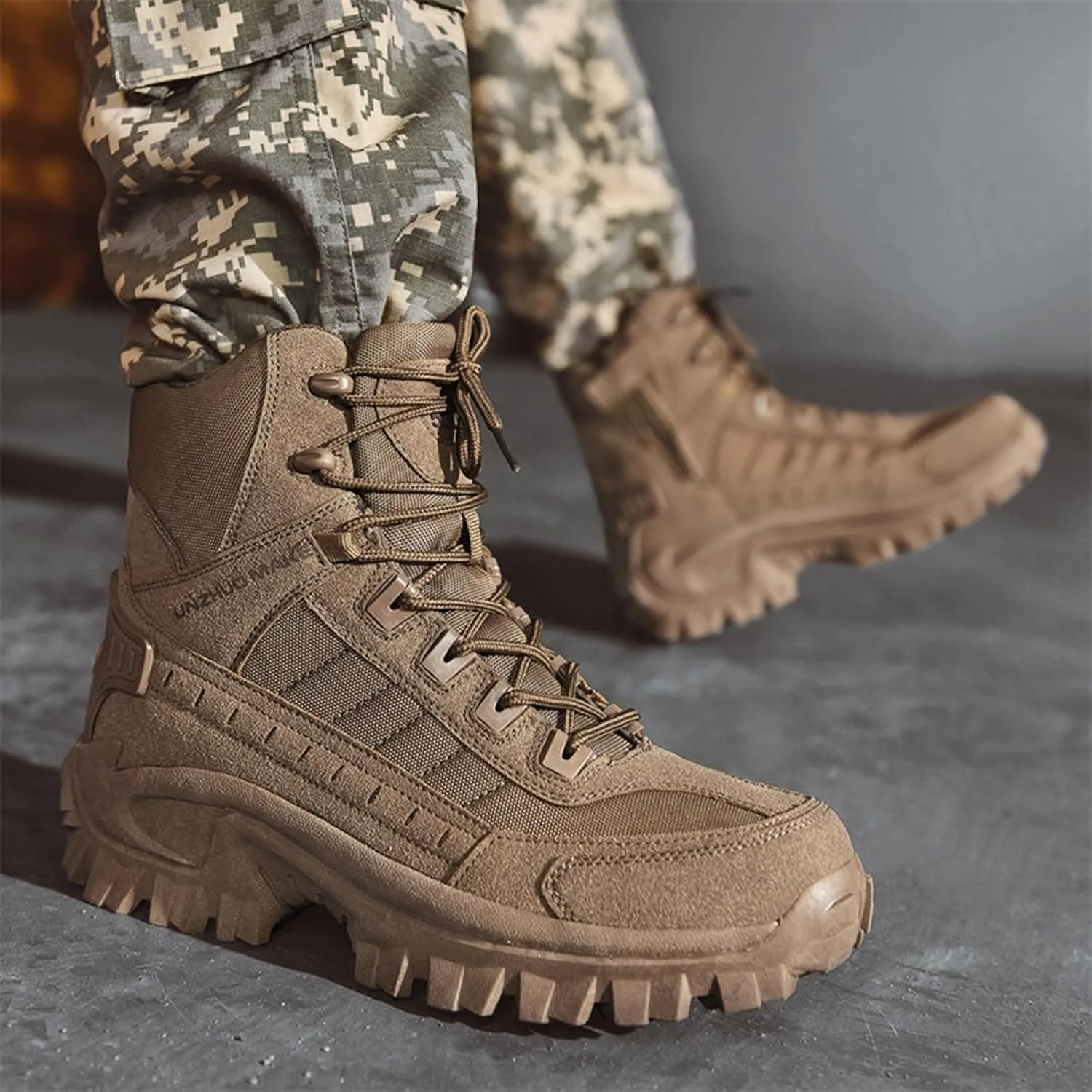 Slip on Walking Shoes Men Comfortable High Top Hiking Boots Ultra Lightweight Breathable Fashion Sneakers Non Slip Arch Support Vacation Training Gym Shoes Wide Width