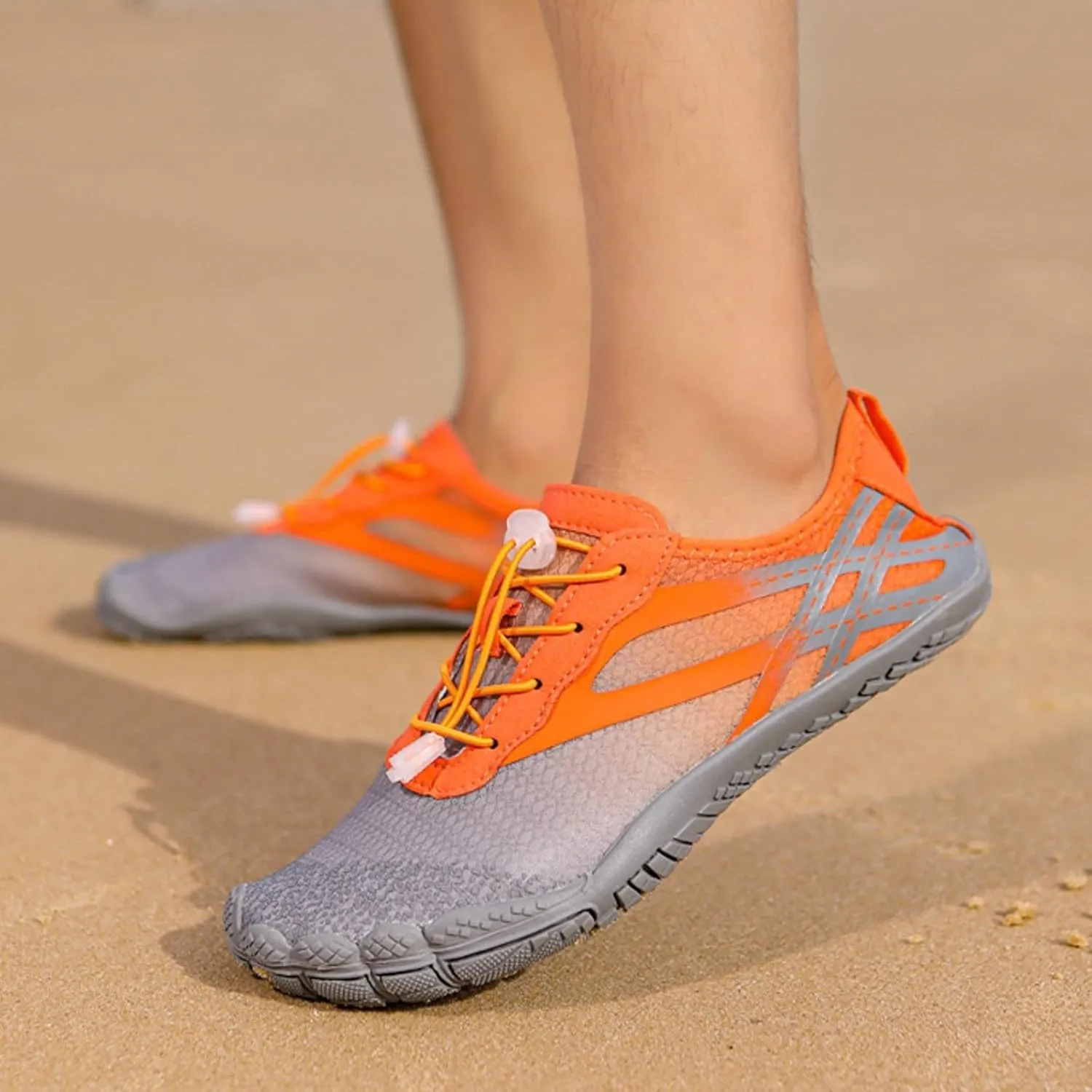 Slip on Walking Shoes Men Comfy Memory Foam Hiking Shoes Breathable Fashion Sneakers Non Slip Lace Up Arch Support Cushioning Training Gym Shoes Wide Width