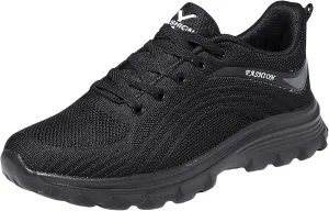 Slip on Walking Shoes Women Memory Foam Non Slip Comfortable Running Shoes Breathable Mesh Sports Workout Tennis Shoes Ladies 2024 Fashion Sneakers