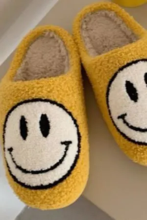 Smiley Face Slippers