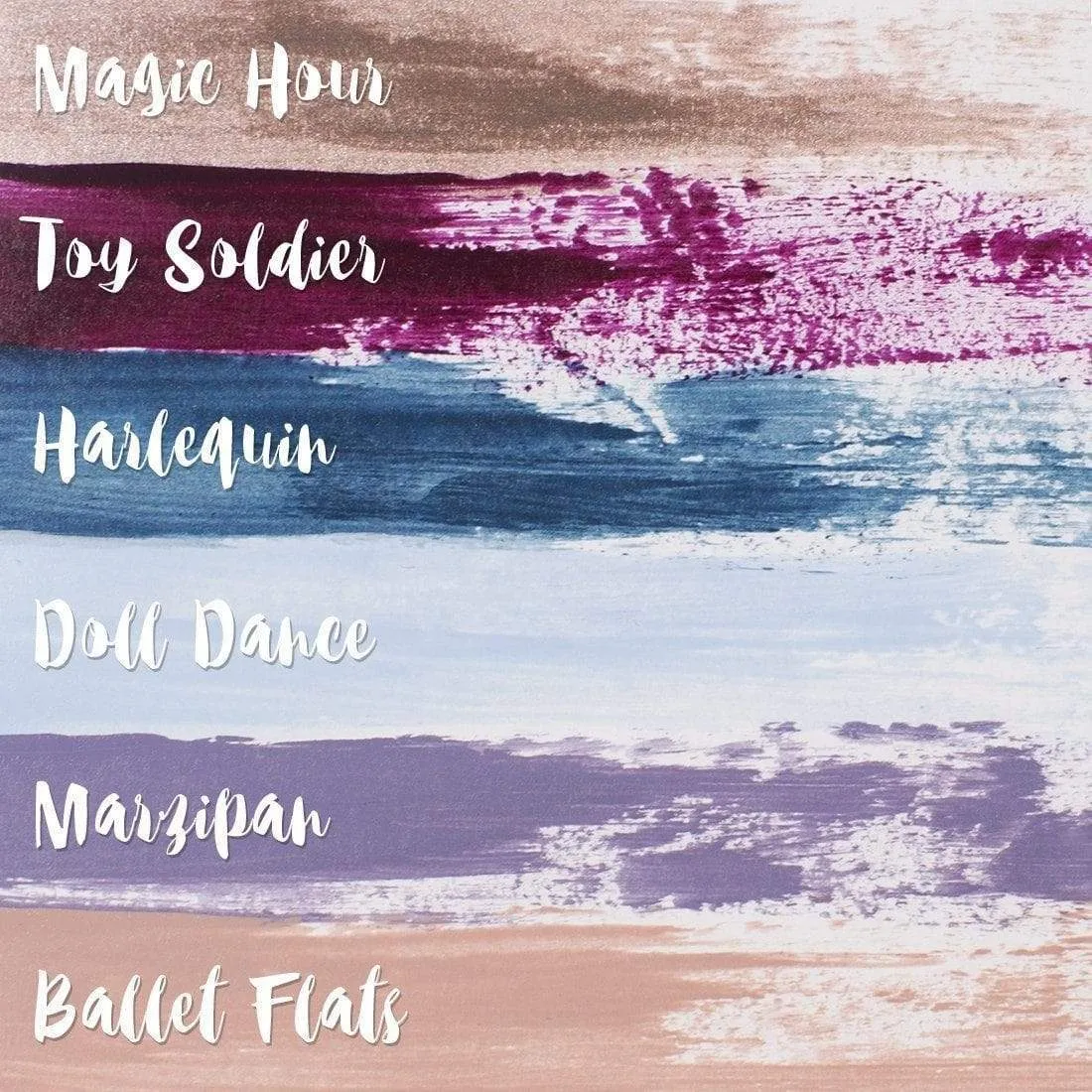 Snowflake Waltz: 6-Piece Master Set - Creamy Creative Art Stamping Polish Collection - Promo