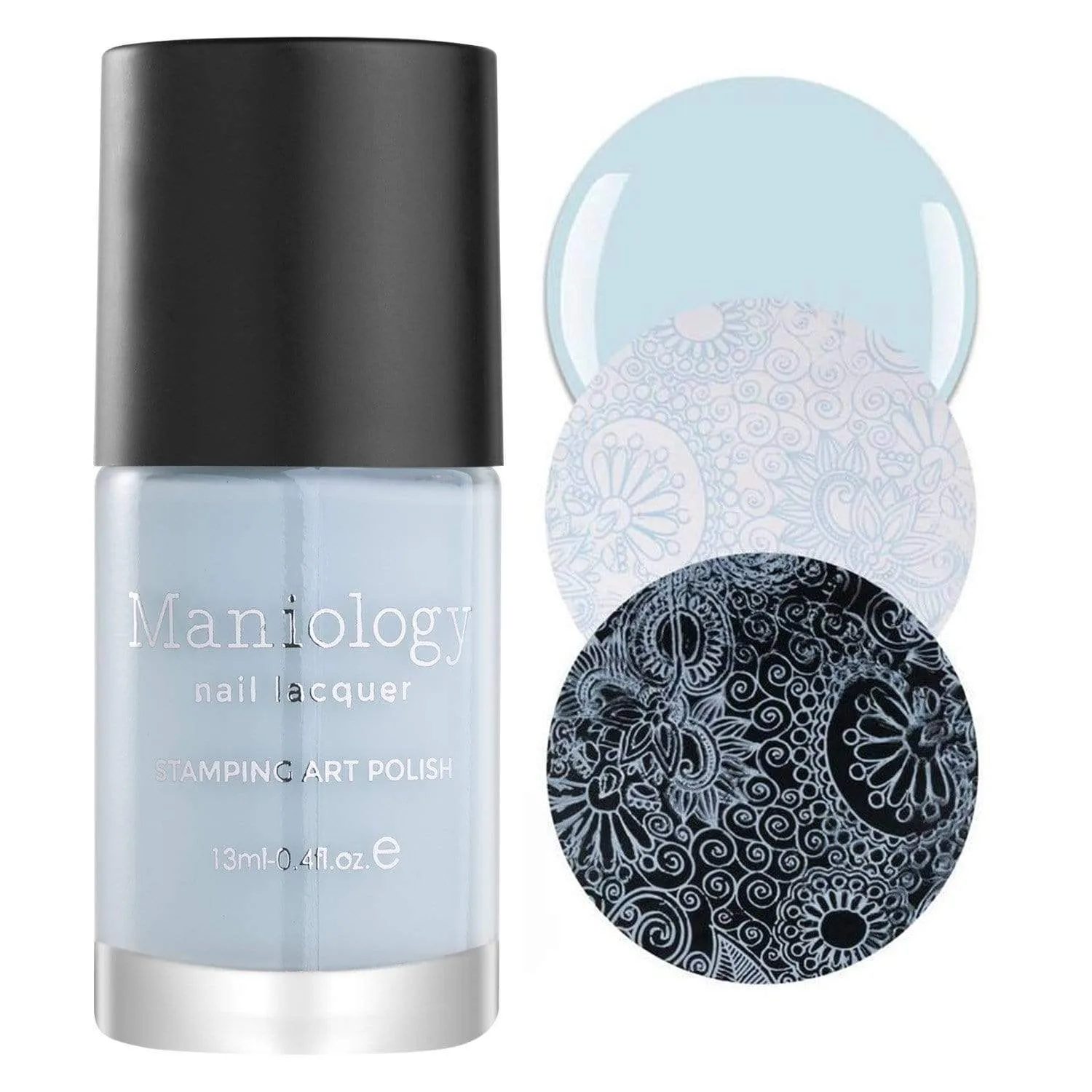 Snowflake Waltz: 6-Piece Stamping Art Polish Set