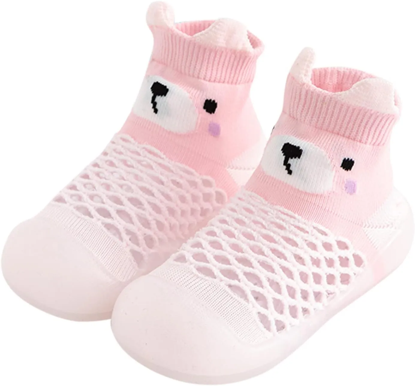 Sock Shoes Toddler Infant Shoes Mesh Slip On Socks Shoes Soft Sole Non Slip Wear Out Toddler Floor Black Shoes B