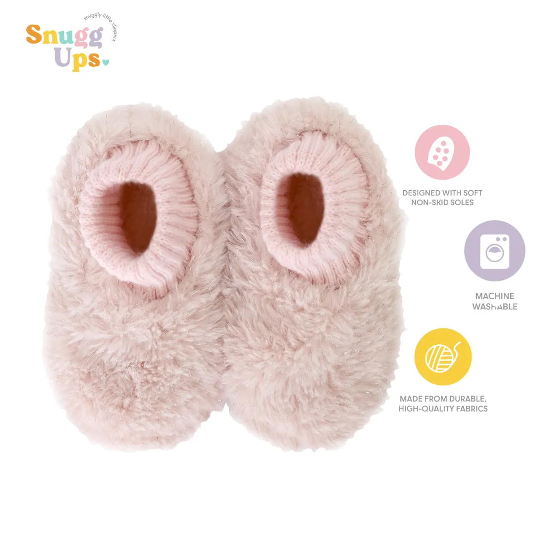 Splosh Toddler Pink Metallic Slippers
