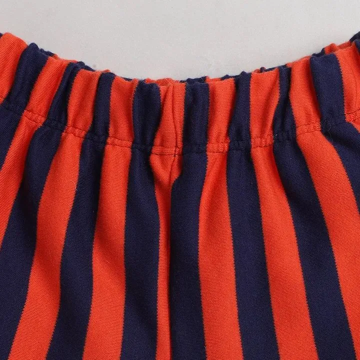 Striped Printed Short