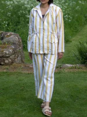 Stripes Nelson Utility Jacket Yellow