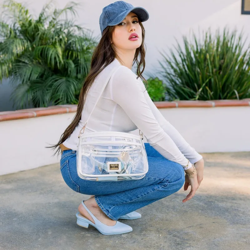 The Slingback - Baby Blue Leather