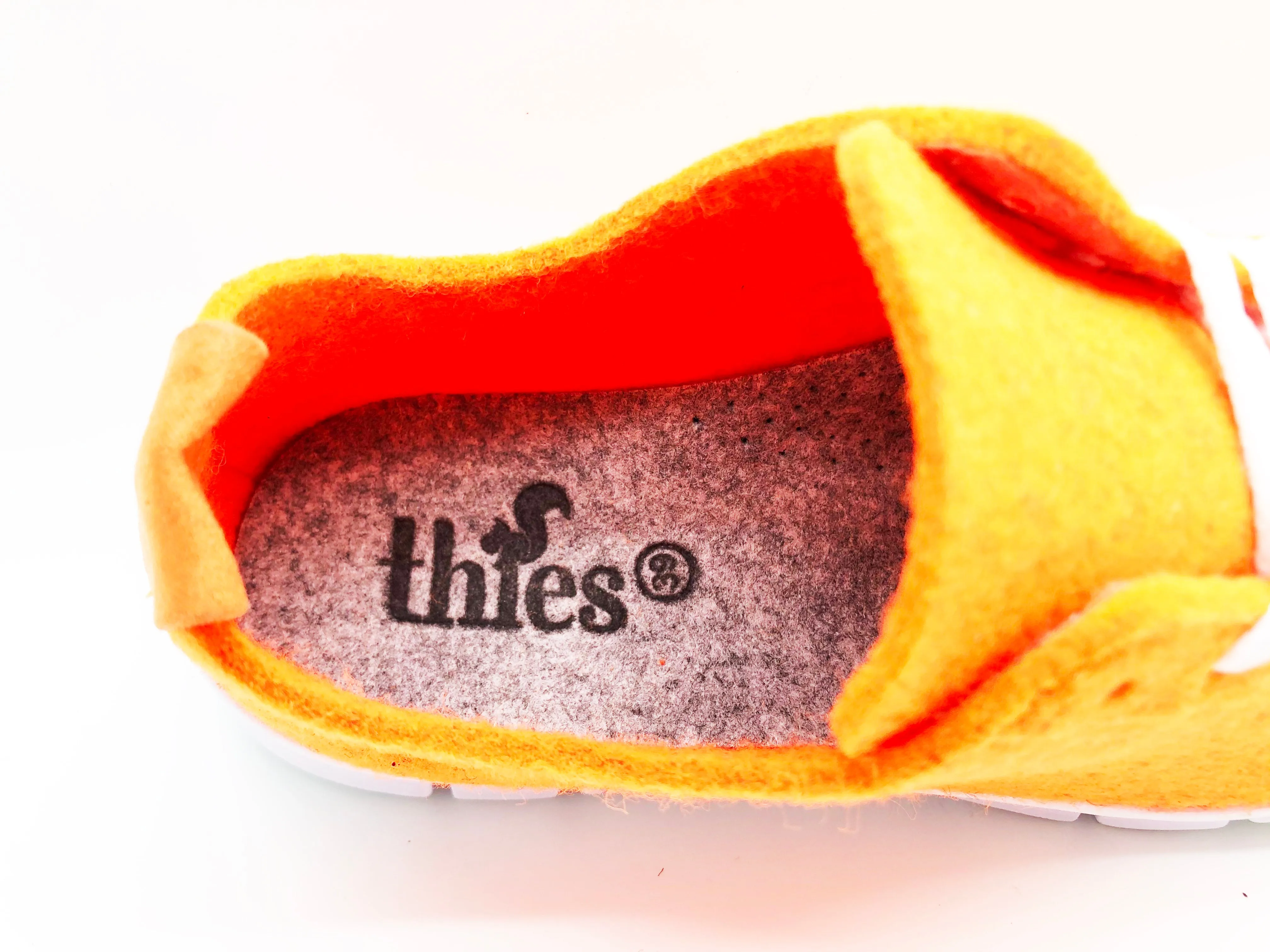 thies ® PET Sneaker neon orange | vegan aus recycelten Flaschen