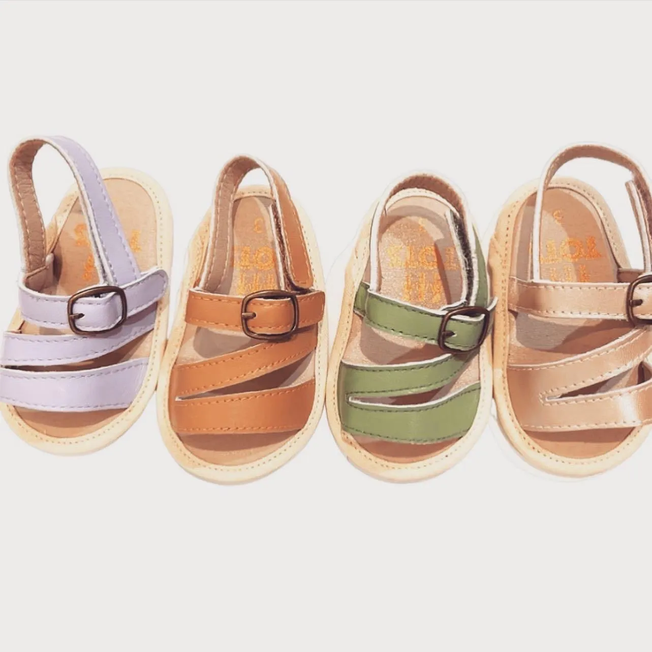 Three Tots Ziggy Leather Sandal from