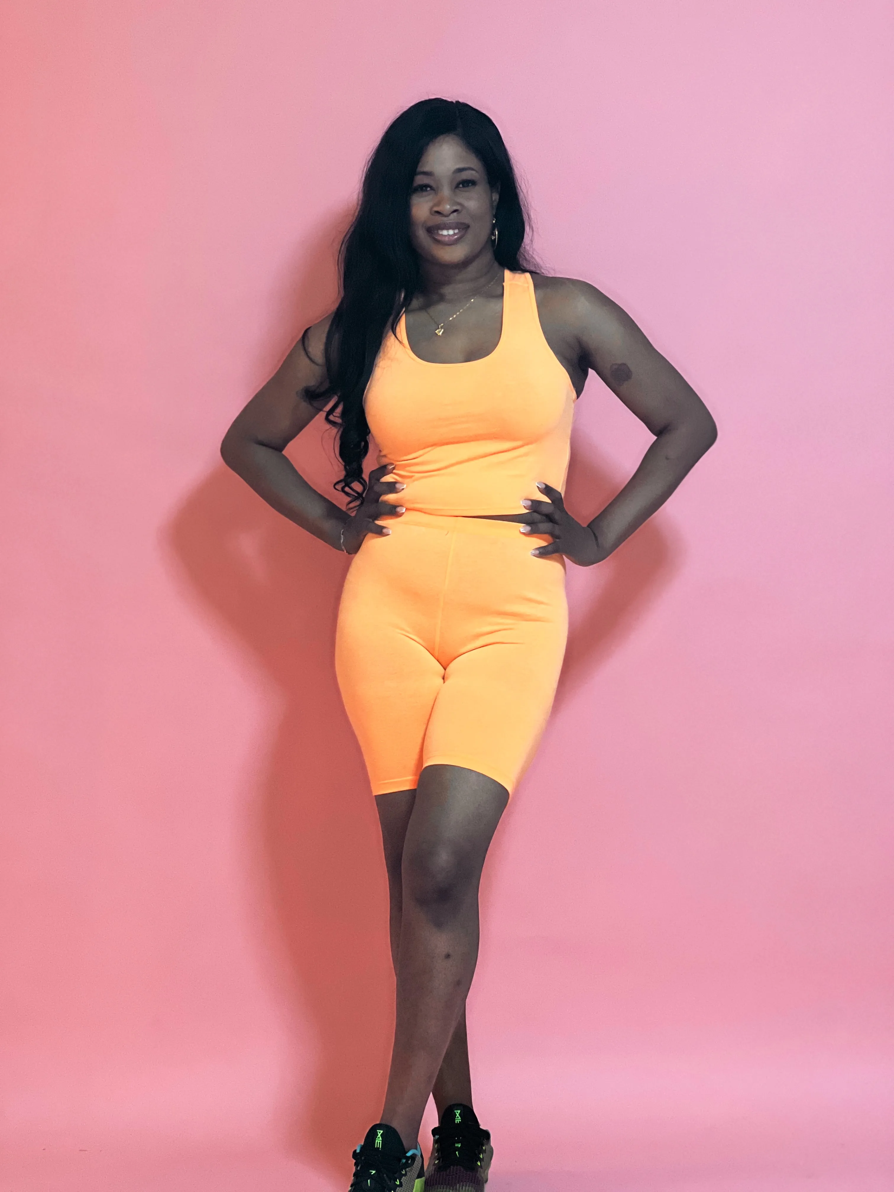 Tilley Shorts Set (Orange)
