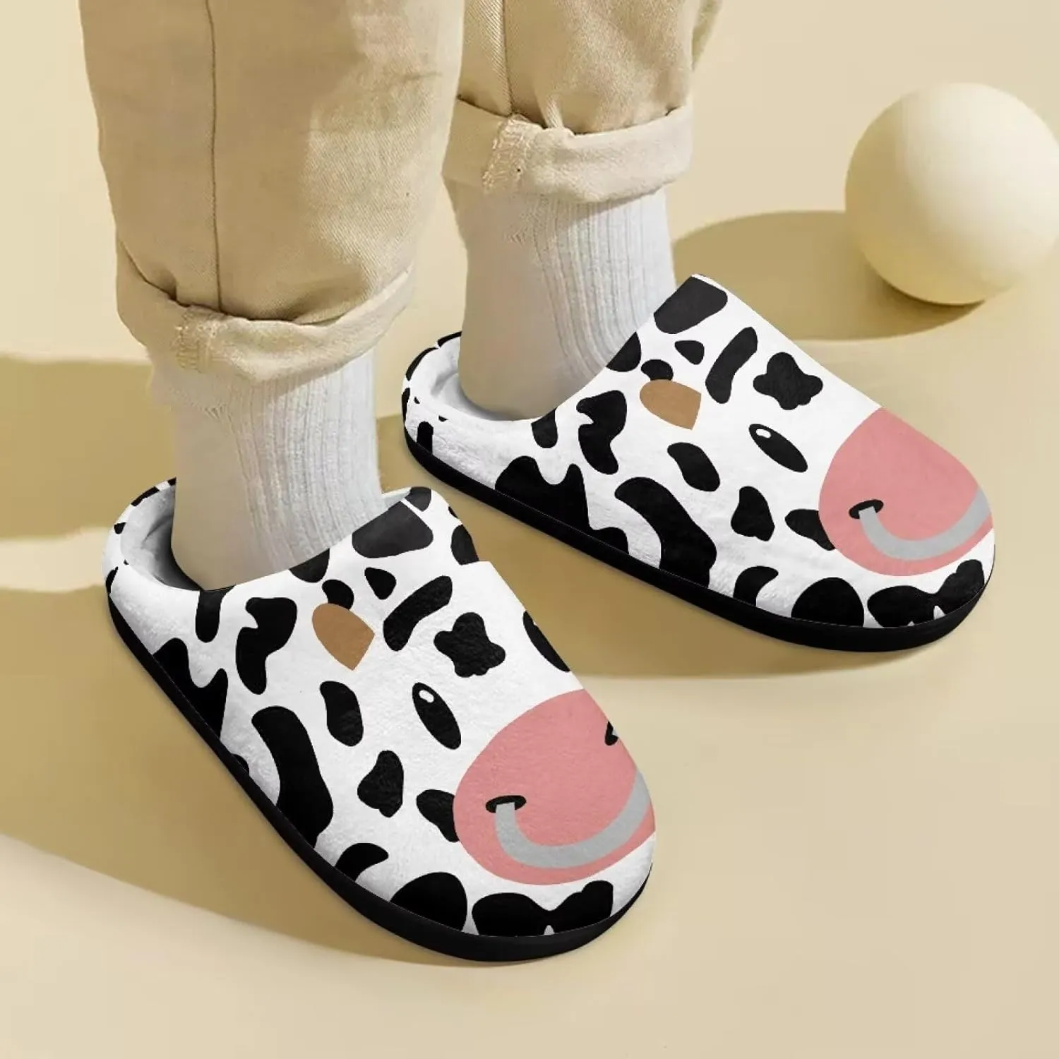 Toddler Cat Slippers, Non-Slip, Soft, Plush, Winter, US Toddler Size, Unisex, Children, Slippers
