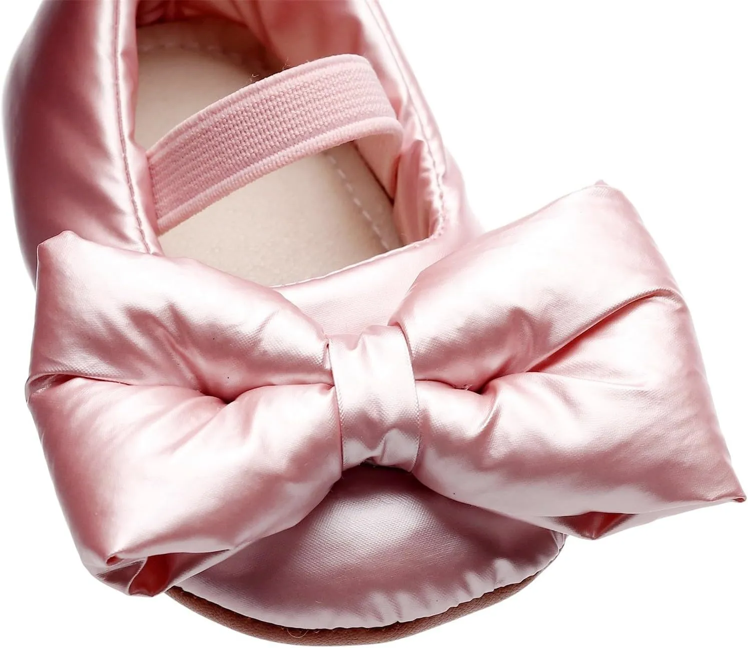 Toddler Girl's Dress Mary Jane Ballet Flats Bow Flower Wedding Party Dance Shoes Ankle Strap Flat Sandal