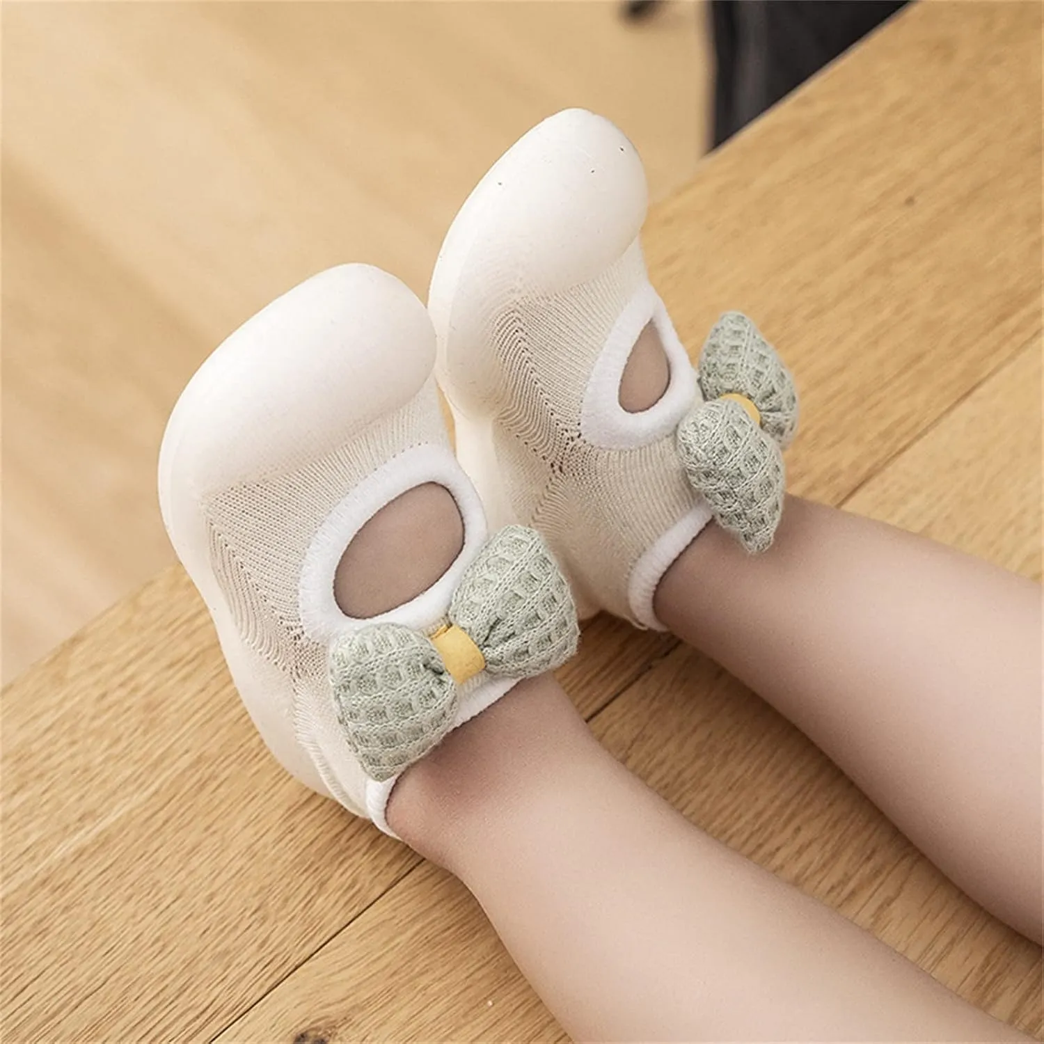 Toddler Sock Shoes Kids Infant Newborn Baby Boys Girls Shoes First Walkers Cute Bowknot Soft Antislip Sock Shoes B