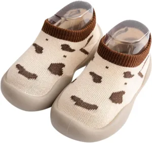 Toddler Sock Shoes,Infant Boys Girls Animal Cartoon Socks Shoes Fleece Warm Floor Socks Non Slip Sock Shoes B
