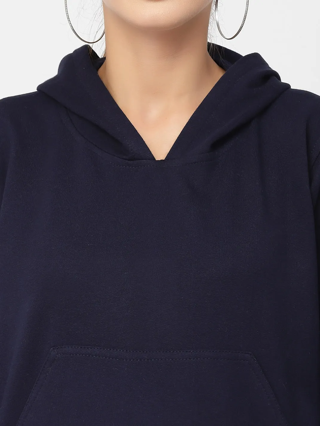 UZARUS Women's Cotton Fleece Latest Stylish Sweatshirt Hoodie