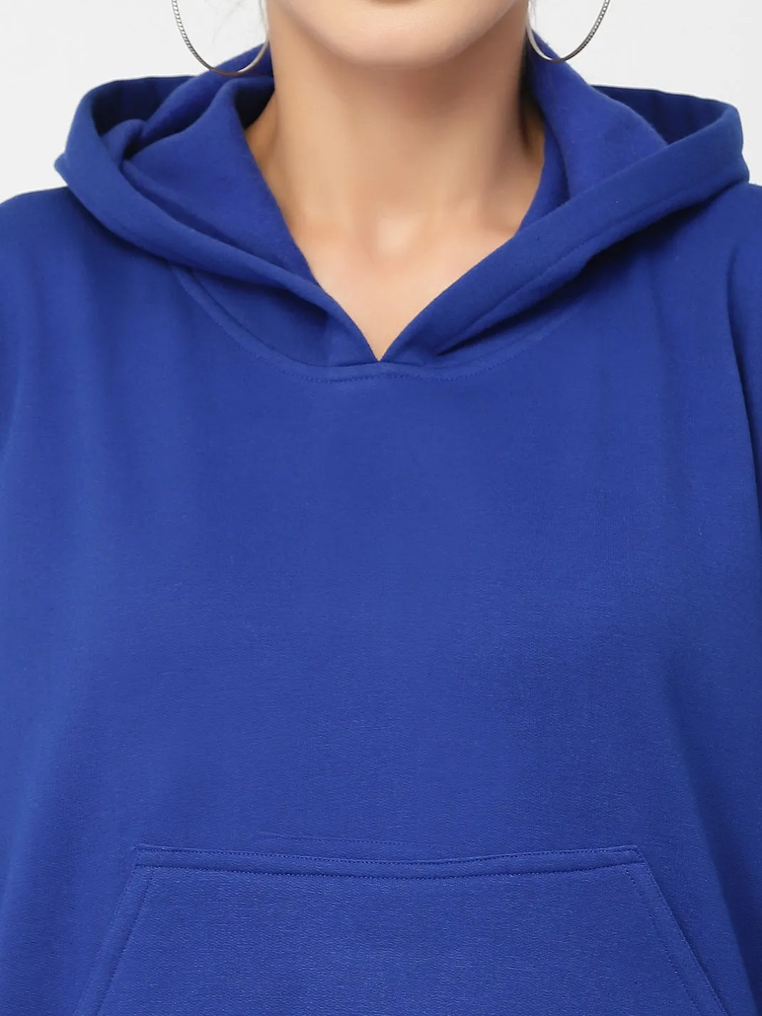 UZARUS Women's Cotton Fleece Latest Stylish Sweatshirt Hoodie