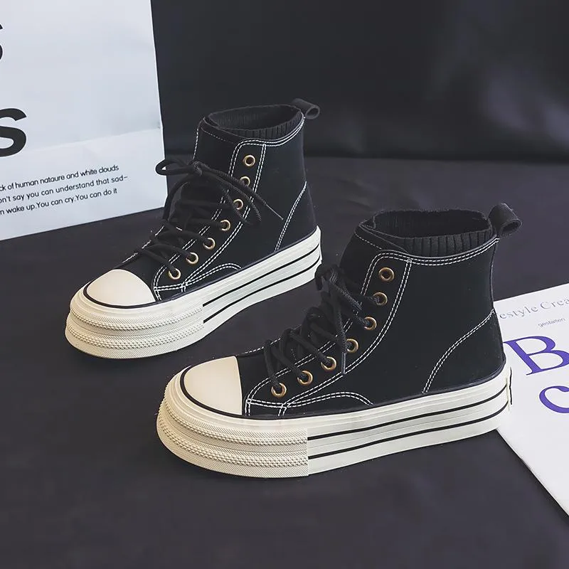 Versatile suede soft sole sneakers